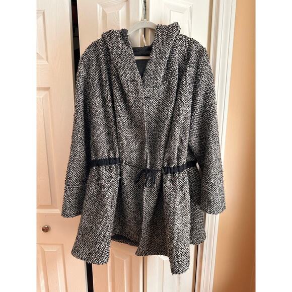 Free People Satellite Image Tweed Jacket Size Large - Picture 2 of 8